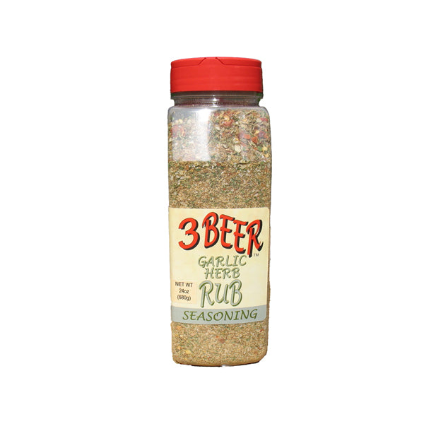3 Beer - 24oz Garlic Herb Grill Master – 3beerrub