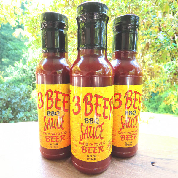 3 Beer BBQ Sauce - 12oz